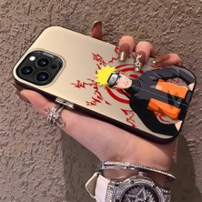 HONTINGA iPhone 15 Pro ile Uyumlu Kılıfı Silikon Kenar Sert Arka Düşüme Önleyici Basitlik Anti Düşme Kamera Korumali Naruto Desen Telefon Kılıf Kadın ve Erkek Için Uygundur K1-0579