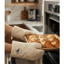 Bilfold Fırın Eldiveni Isıya Dalı Termo Astarlı Lüx Fırın Eldiveni