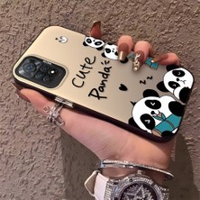 HONTINGA Xiaomi Redmi Note 11 Pro ile Uyumlu Kılıfı Silikon Kenar Sert Arka Düşüme Önleyici Basitlik Anti Düşme Kamera Korumali Panda Desen Telefon Kılıf Kadın ve Erkek Için Uygundur K1-0580