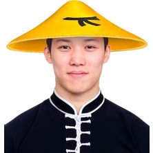 Magicool Uzak Doğu Asyalı Çin Japon Şapkası Sarı Renk