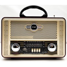 Radyo Nostalji Şarjlı Pilli Bt/usb/sd Nns NS-8098BT