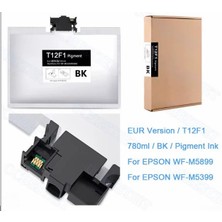 Oratek Epson Workforce PRO WF-M5399DW T12F1 Xxl Siyah Ithal Muadil Kartuş 780 ml  40.000 Sayfa