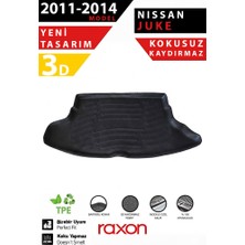 Raxon Nissan Juke 2011–2014 Bagaj Havuzu 3D Özel Kalıp Su Geçirmez Kaymaz