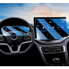 essida Byd Tang Uyumlu 2025 Model 15.6 Inç Multimedya ve Gösterge Panel 9h Nano Ekran Koruyucu 2 Li Set