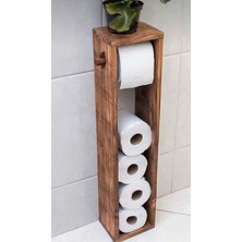 Medef Ahşap Medef Wc Kağıtlık Tuvalet Kağıtlığı Ahşap Banyo