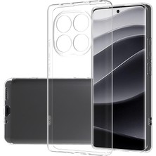 Ceponya Xiaomi Redmi Note 14 Pro Plus Kılıf Ince ve Esnek Şeffaf Süper Silikon