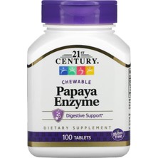 21st Century Papaya Enzyme 100 Tablet