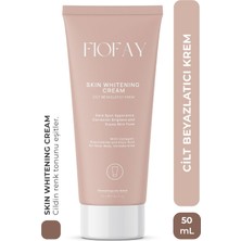 Fiofay Cilt Beyazlatıcı , Aydınlatıcı Leke Karşıtı Bakım Kremi Glutatyon, Alpha Arbutin, Kojik Asit 50ML