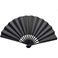 Magicool Plastik Kumaş Yelpaze 12'li Siyah