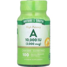 Nature’s Truth A 10.000 Iu 3000 Mg 100 Caps.