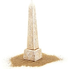 Antik Mısır Dikilitaş - Dekor Biblo Toprak Renk