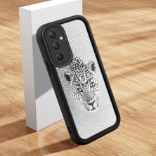 HONTINGA Samsung Galaxy A34 5g ile Uyumlu Kılıfı Düşüme Önleyici Basitlik Anti Düşme Kamera Korumali Güzel Hayvan Siyah Desen Yumuşak Silikon Telefon Kılıfı Kadın ve Erkek Için Uygundur K2-0252
