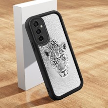 HONTINGA Samsung Galaxy M13 ile Uyumlu Kılıfı Düşüme Önleyici Basitlik Anti Düşme Kamera Korumali Güzel Hayvan Siyah Desen Yumuşak Silikon Telefon Kılıfı Kadın ve Erkek Için Uygundur K2-0252