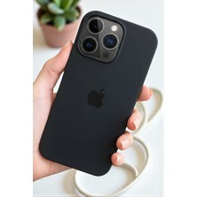 ProNorth IPhone 14 PRO Uyumlu Kılıf Logolu Soft Yumuşak İçi Kadife Lansman Kapak