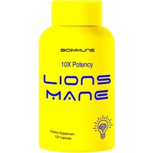 Bioimmune Lions Mane 18,000 Mg Per Serving 120 Caps.
