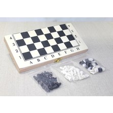 Magicool Ahşap Kutulu Satranç ve Tavla Seti ALK4026