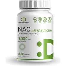Deal Supplement Na.c Supplement (N-Acetyl Cysteine) With Reduced Glutathione, 240 Caps.