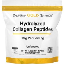 California Gold Nutrition Hydrolyzed Collagen Peptides (1.01 Lb) 460 Gr.  46 Servis