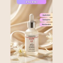 Snorrin Aydınlatıcı, Sıkılaştırıcı ve Nemlendirici Serum Anti Aging (Arbutin - Niacinamide - Collagen)