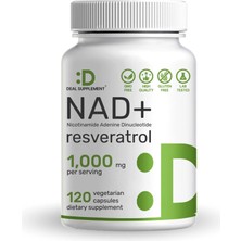 Deal Supplement Nad+ Resveratrol 1,000 Mg 120 Veg. Kapsül