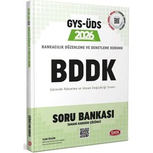 Data 2026 Gys Üds Bddk Bankacılık Düzenleme ve Denetleme Kurumu Soru Bankası Çözümlü Görevde Yükselme Ünvan Değişikliği Data Yayınları