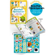 Kitabevimden Kavramlar – Boyutları Öğreniyorum – Çıkartmalı Etkinlik Kitabı - 3 Yaş +