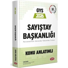 Data 2026 Gys Sayıştay Başkanlığı Konu Anlatımlı Görevde Yükselme Data Yayınları