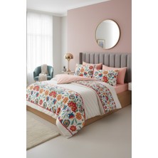 Senpai Aura Çift Kişilik Nevresim Takımı | Pamuklu Çift Taraflı | Yastık Kılıfı Dahil | Çiçek Festivali