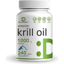 Deal Supplement Antarctic Krill Oil, 1,000MG Per Serving, 240 Softgels