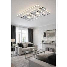 Esslight Dora 60 cm Plafonyer LED Avize 3 Renk Işık Modlu (Beyaz / Sarı / Gün Işığı)
