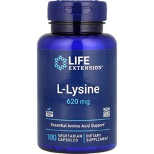 Life Extension L-Lysine 620 Mg 100 Caps.