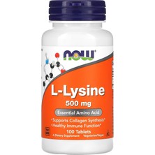 Now Foods L-Lysine 500 Mg  100 Tablet