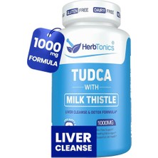 HerbTonics Tudca With Milk Thistle 1000 Mg 60 Kapsül
