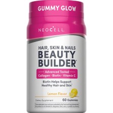 Neocell Hair, Skin & Nails Beauty Builder 60 Gummies │ Collagen + Biotin + Vitamin C Lemon Flavor Usa