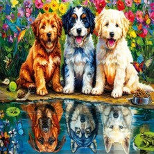 Osense 31503 Fearless Puppıes 100 Parça Puzzle