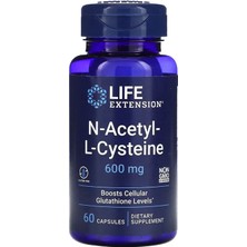 Life Extension, N-Acetyl-L-Cysteine, 600 Mg, 60 Caps.