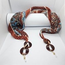 Lumaks Fularlı Şık Gözlük Zinciri – Modern Gözlük Askısı & Zarif Aksesuar