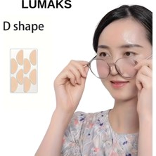 Lumaks Ten Rengi D Tip Gözlük Burun Pedi – Kaymaz Yumuşak Burunluk, Kendinden Yapışkanlı (8 Adet)