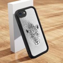 HONTINGA iPhone Se 2022 ile Uyumlu Kılıfı Düşüme Önleyici Basitlik Anti Düşme Kamera Korumali Güzel Hayvan Siyah Desen Yumuşak Silikon Telefon Kılıfı Kadın ve Erkek Için Uygundur K2-0252