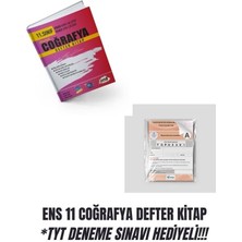 ENS Yayıncılık Ens 11 Coğrafya Defter Kitap *tyt Deneme Sınavı Hediyeli!!!