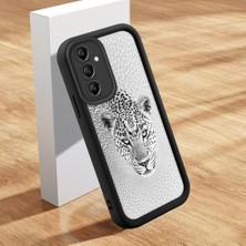 HONTINGA Samsung Galaxy A14 ile Uyumlu Kılıfı Düşüme Önleyici Basitlik Anti Düşme Kamera Korumali Güzel Hayvan Siyah Desen Yumuşak Silikon Telefon Kılıfı Kadın ve Erkek Için Uygundur K2-0252