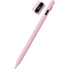 Forzacase Ios Android Tablet ve Telefonlar ile Uyumlu LED Göstergeli Dokunmatik Kalem Pembe - FC1161