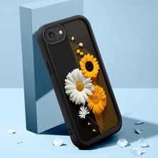 HONTINGA iPhone Se 2020 ile Uyumlu Kılıfı Düşüme Önleyici Basitlik Anti Düşme Kamera Korumali Güzel Kelebek Siyah Desen Yumuşak Silikon Telefon Kılıfı Kadın ve Erkek Için Uygundur K2-0251