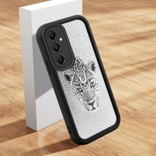 HONTINGA Samsung Galaxy A05S ile Uyumlu Kılıfı Düşüme Önleyici Basitlik Anti Düşme Kamera Korumali Güzel Hayvan Siyah Desen Yumuşak Silikon Telefon Kılıfı Kadın ve Erkek Için Uygundur K2-0252