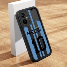 HONTINGA Tecno Camon 19 Neo ile Uyumlu Kılıfı Düşüme Önleyici Basitlik Anti Düşme Kamera Korumali Futbol Yıldızı Siyah Desen Yumuşak Silikon Telefon Kılıfı Kadın ve Erkek Için Uygundur K2-0253