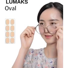 Lumaks Ten Rengi Oval Tip Gözlük Burun Pedi – Kaymaz Yumuşak Burunluk, Kendinden Yapışkanlı (8 Adet)
