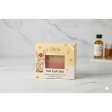 D&A KOZMETİK Egzama ve Atopik Ciltler İçin Ballı Eşek Sütlü Kabak Lifli Sabun 160 gr – Parfümsüz-DOĞAL