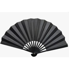 Nevamel Plastik Kumaş Yelpaze 12'li Siyah