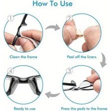 Lumaks Gözlük Burunluk Yapışkanlı 1 Çift Şeffaf