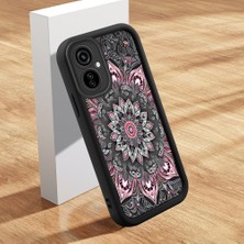 HONTINGA Tecno Camon 19 Neo ile Uyumlu Kılıfı Düşüme Önleyici Basitlik Anti Düşme Kamera Korumali Güzel Çiçekler Siyah Desen Yumuşak Silikon Telefon Kılıfı Kadın ve Erkek Için Uygundur K2-0249